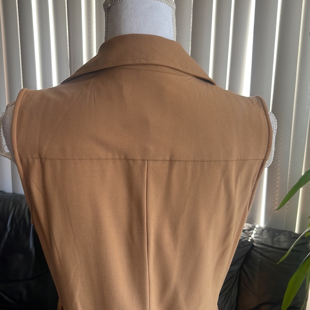 NWT CALVIN KLEIN SLEEVELESS BUTTON DOWN DRESS SIZE 10 - Picture 5 of 6